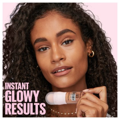 Glowing Skin Girl Holding Maybelline Instant Perfector Glow