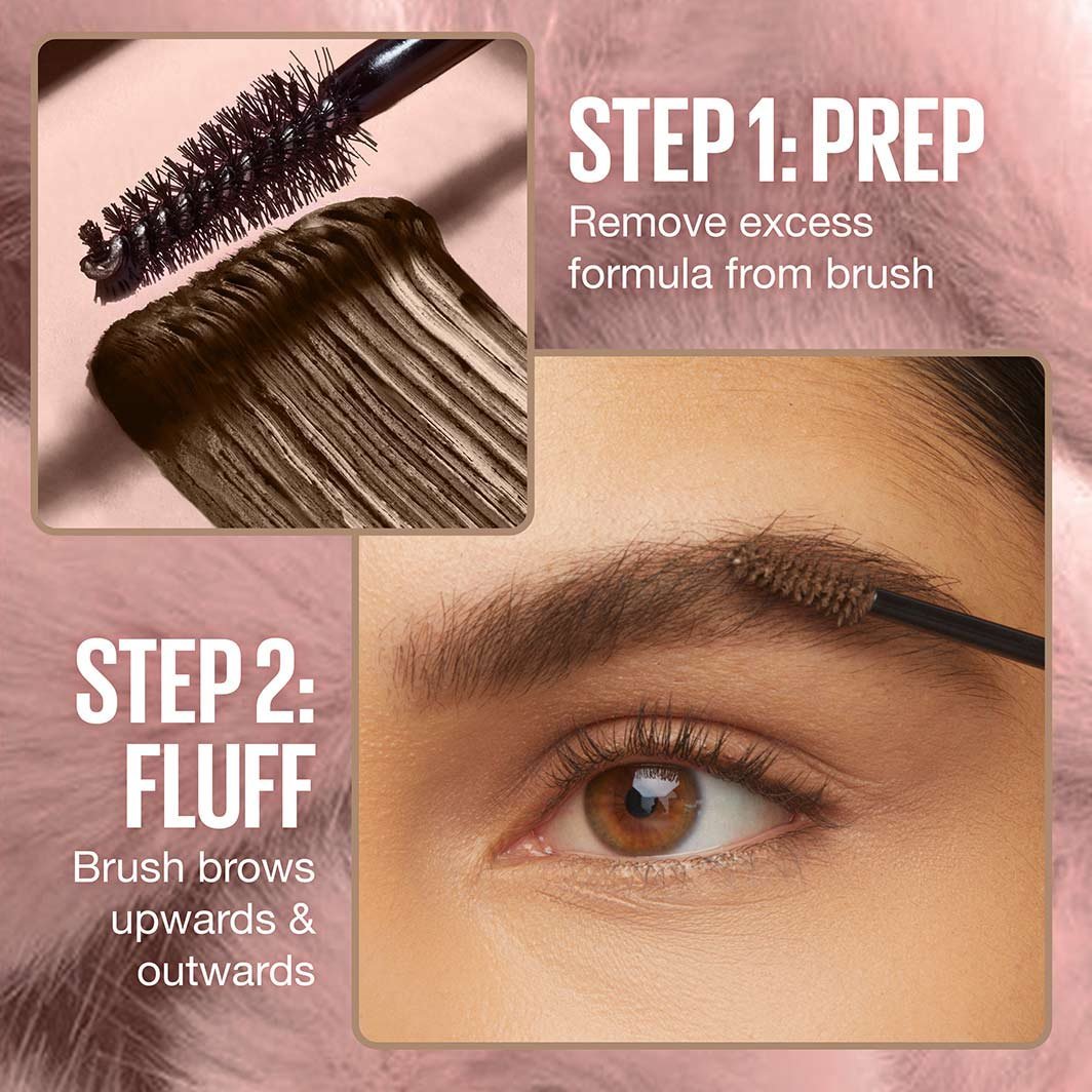 How to apply Superfluff Brow Mousse