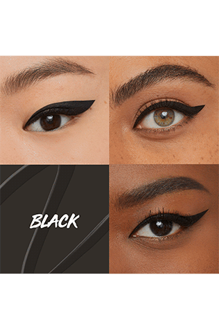 MNY Hyper Precise Liner ATF Shade Card 110 Satin Black 03