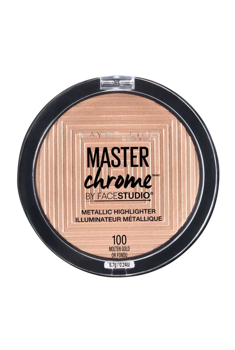 Maybelline Highligher Facestudio Master Chrome Metallic Highlighter Molten Gold 041554538281 C