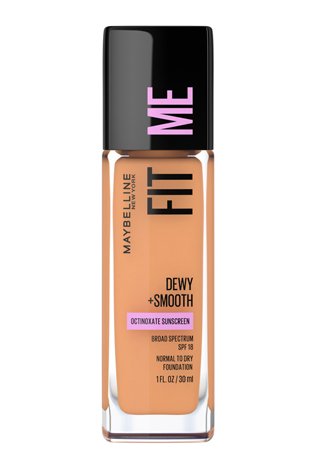 Maybelline foundation Fit Me dewy and smooth warm honey 041554553390 c