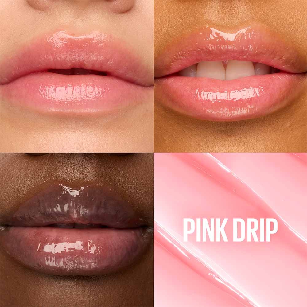 Maybelline Lifter Glaze ATF Macro Grid pink drip