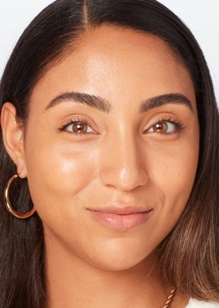 04b fit me foundation dewy smooth after