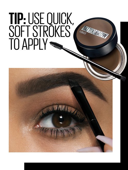 brow how to natural brow pomade