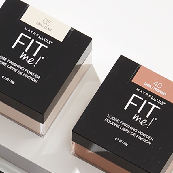 Two Maybelline Fit Me Loose Finishing Powders in various shades