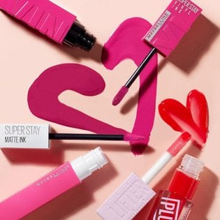 maybelline pink lipstick makeup