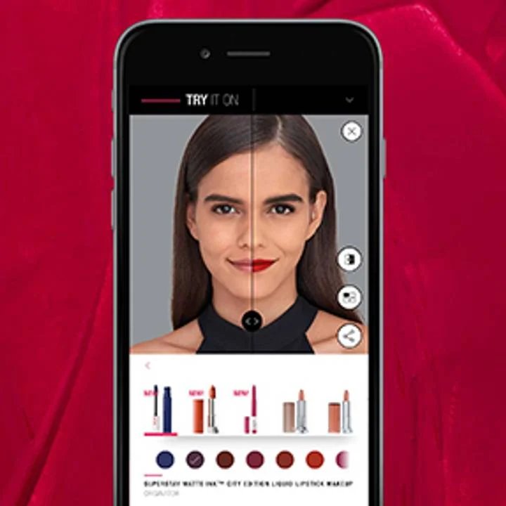 Maybelline Virtual Makeup Try On Mobile View