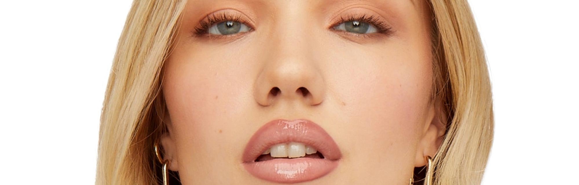 MODEL WEARING LIPSTICK