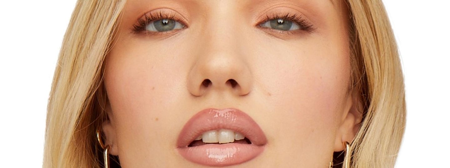 MODEL WEARING LIPSTICK